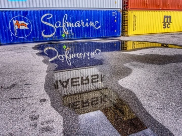 How deep is the water for engineering equipment exports?